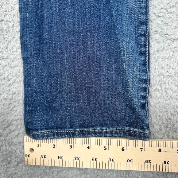 Lucky Brand Jeans Womens 6 / 28 Blue Dark Wash Brooke Slim Boot Cut Denim - Picture 12 of 13